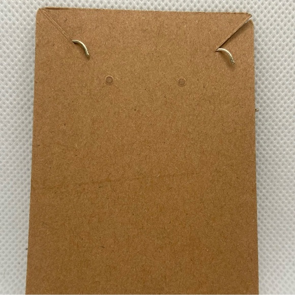 Blue Lava Rock Diffuser Stone Textured Clip Earrings - Picture 2 of 2